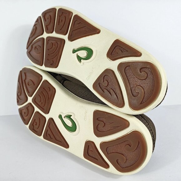 Olukai Nohea Mesh Mustang Green Men’s Slip On Shoes Size 10 M Casual Comfort - Picture 15 of 16